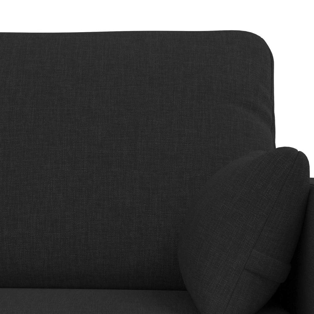 Set di divani 2 pz Nero Tessuto 3407539