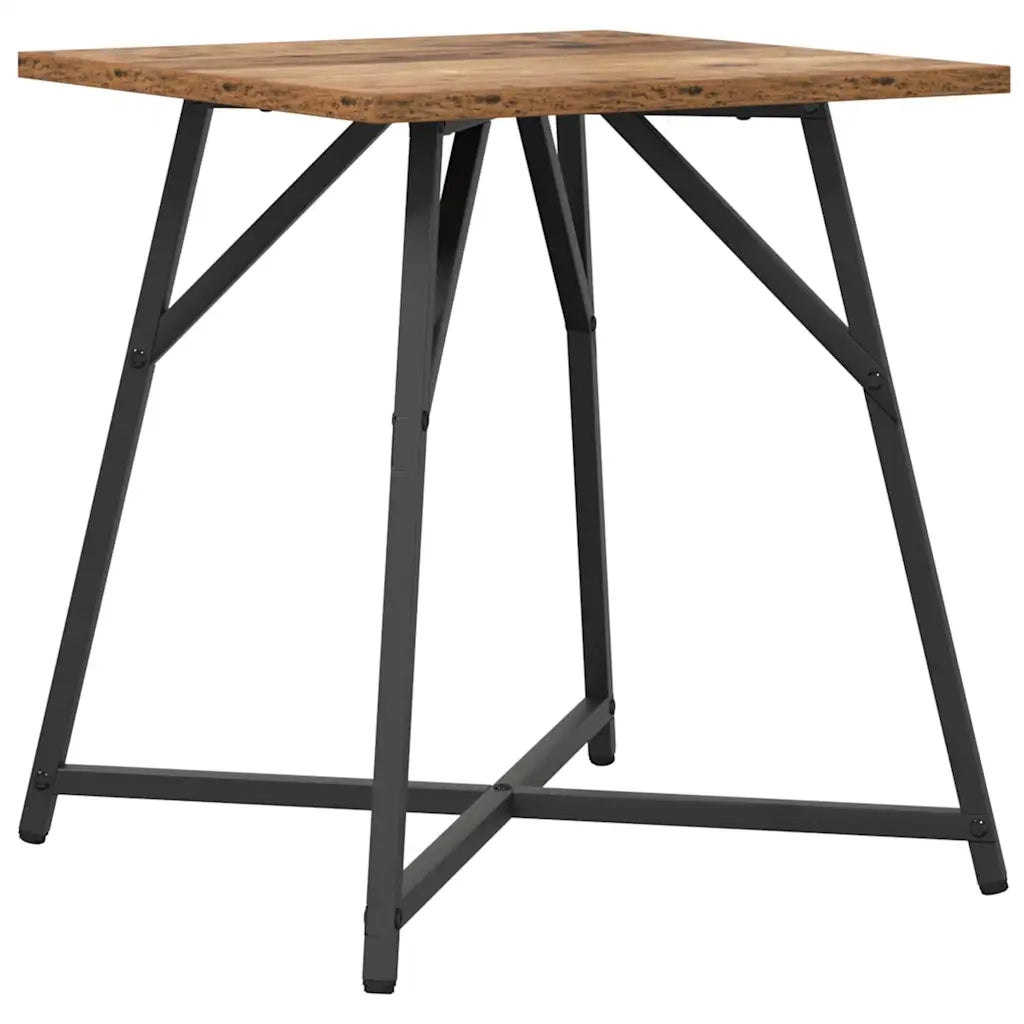 Set tavolini 2 pz | Tavolo laterale Legno Antico e Nero