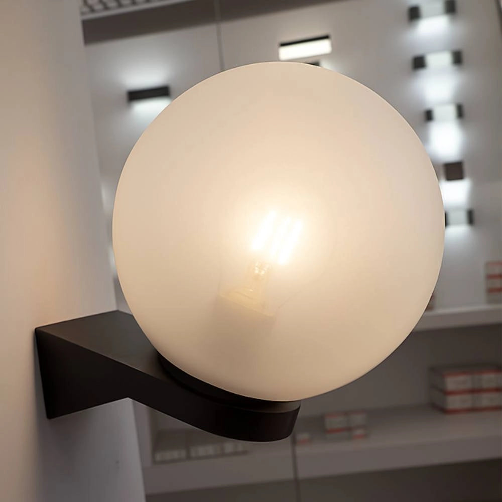 Globo acrilux sfera opale per lampioni montaggio a palo *** diametro 250 millimetri, confezione 1