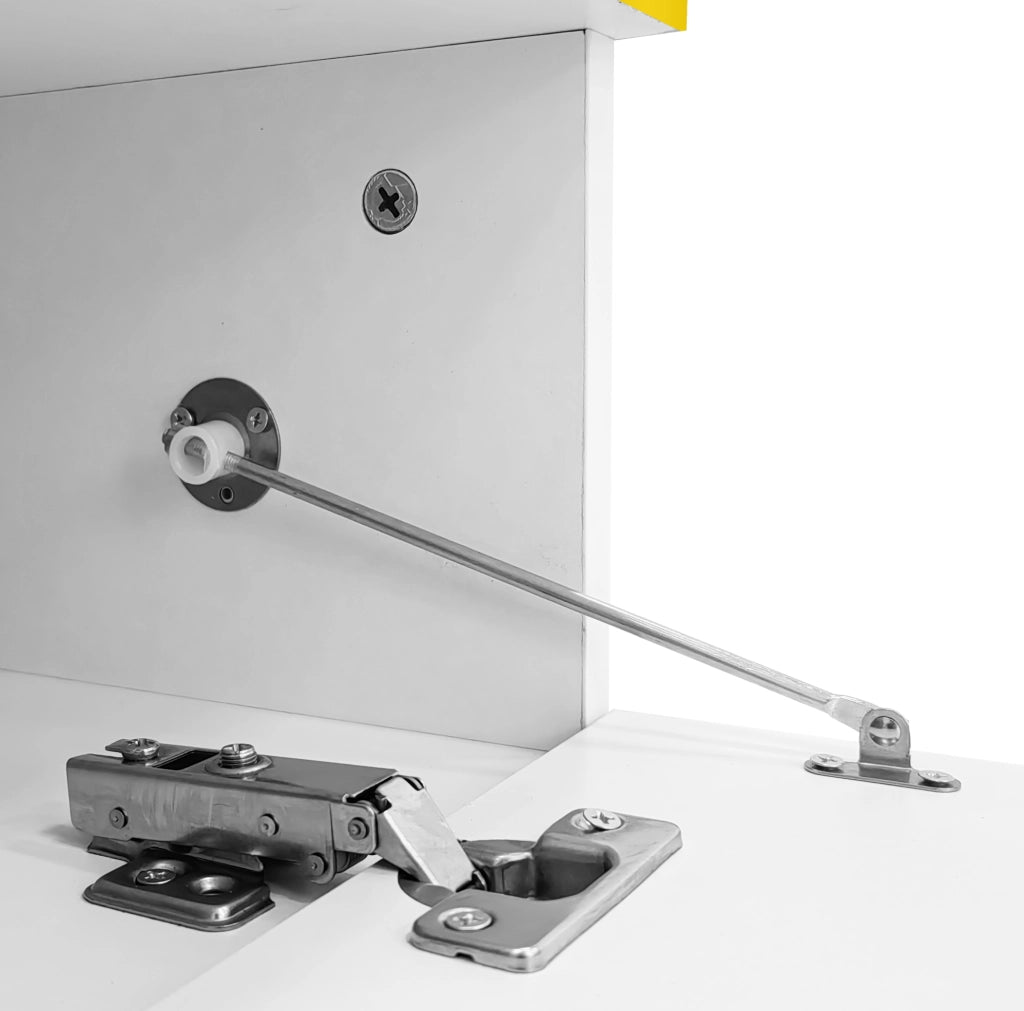 Tavolino da caffè bianco lucido 90 cm con vetro e LED RGB dimmerabile