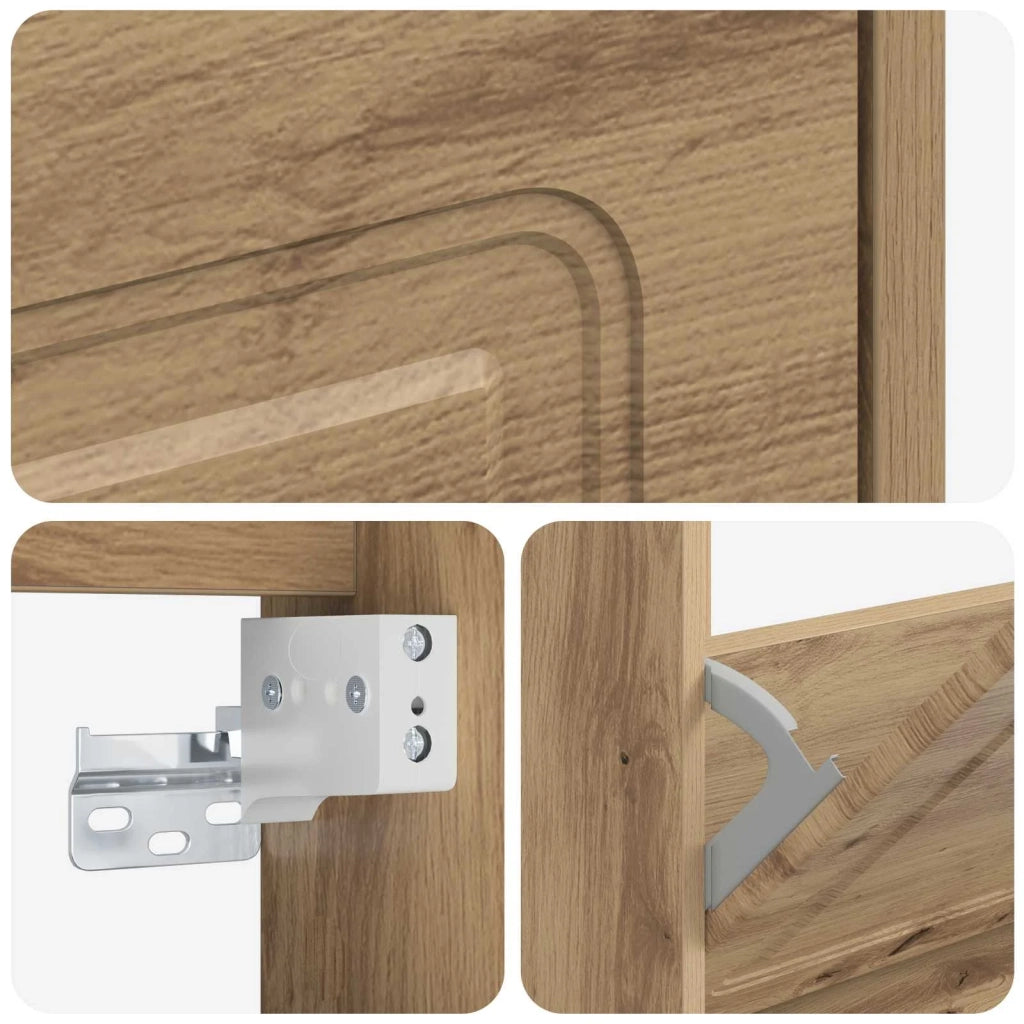 Mobiletto per Scarpe da Muro UTRECHT 71 x 17 x 86 cm 897744