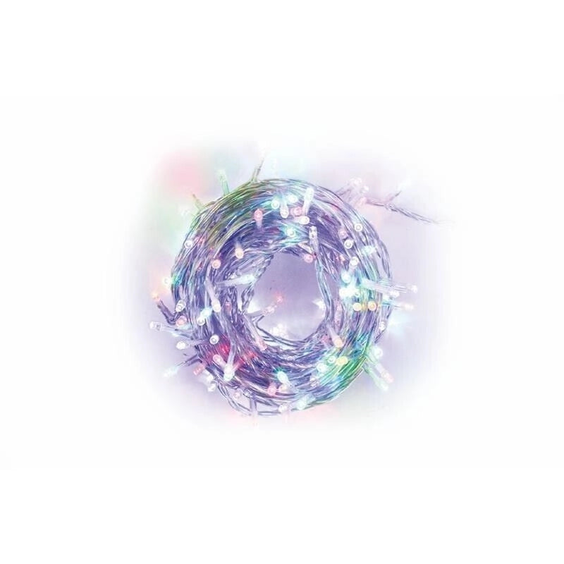 FILO 240 LED MULTICOLOR PER INTERNO CON FILO TRASPARENTE
