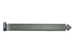 BANDELLE DRITTE CON OCCHIO DECENTRATO- - mm.400x35 - in ferro verniciato nero - 6 pezzi DIDIEFFE