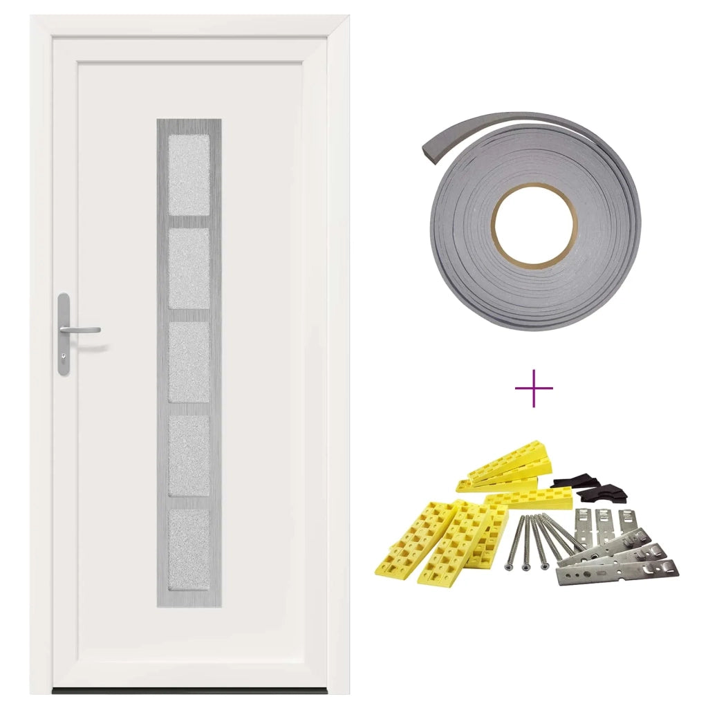 Porta Frontale Bianco 98 x 208 cm PVC 3445713