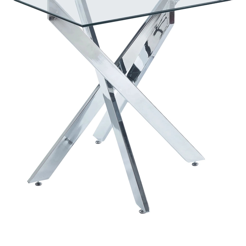 Set da pranzo 5 pezzi: 1 tavolo + 4 sedie