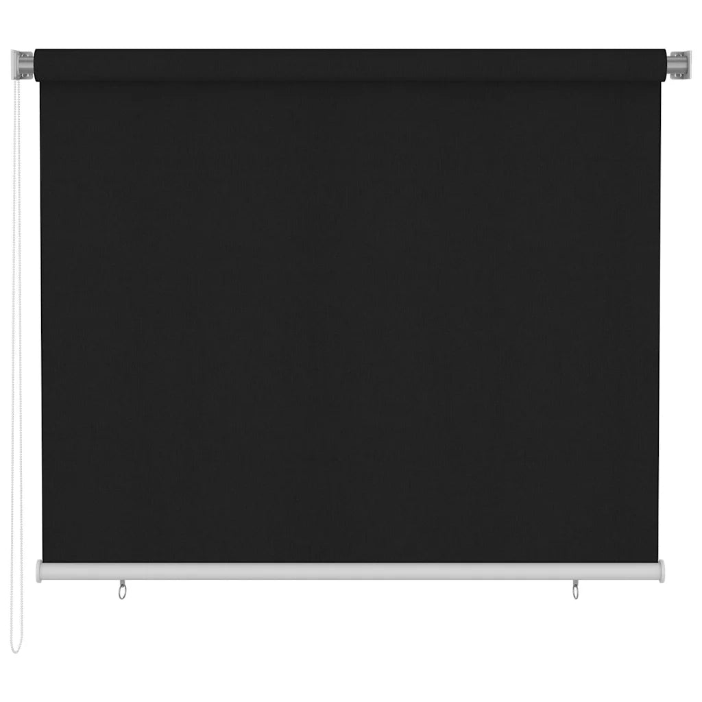Tenda a Rullo per Esterni 185(L)x140(A) cm Nera 312945