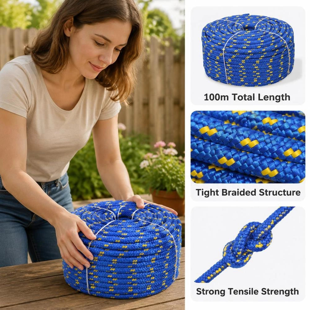 Boat Rope Polypropylene 10 Mm 250 M Blue