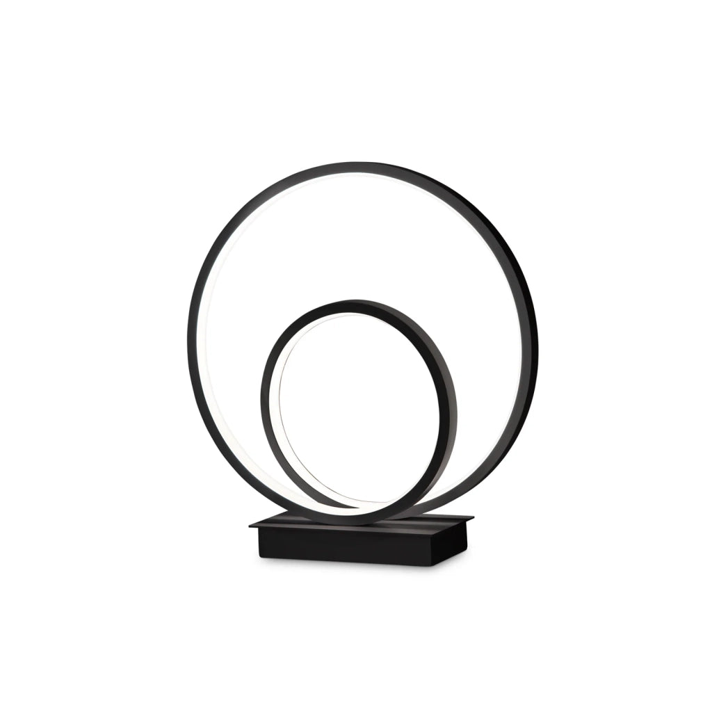 Lampada da soffitto Collezione OZ LED 22W luce calda 3000K finitura nera Ideal Lux