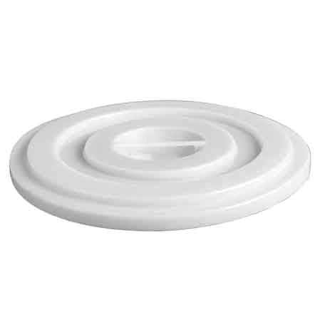 COPERCHIO PER BIDONE PER RIFIUTI BIANCO 100 lt