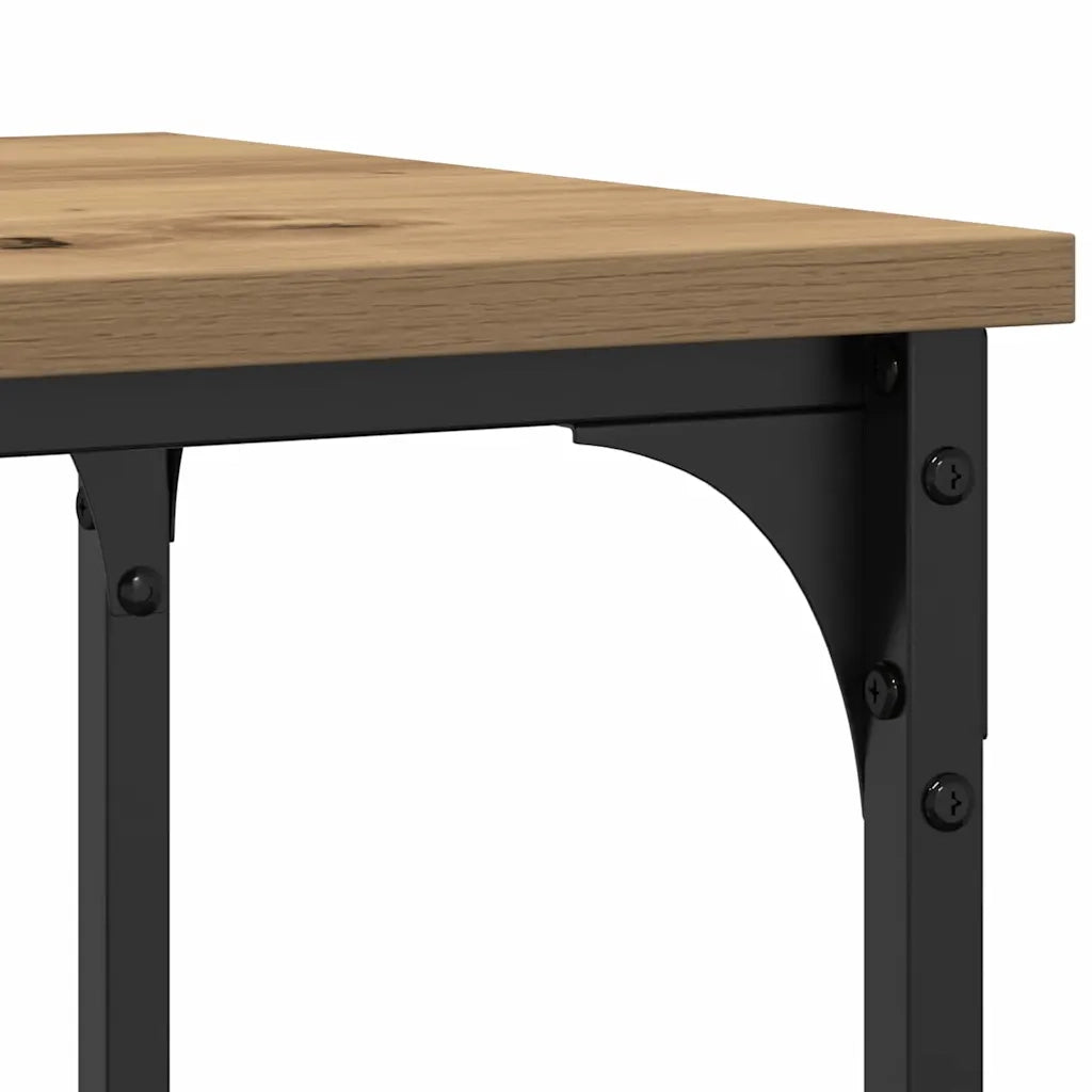 Table Console chêne artisanal 100 x 35 x 75 cm