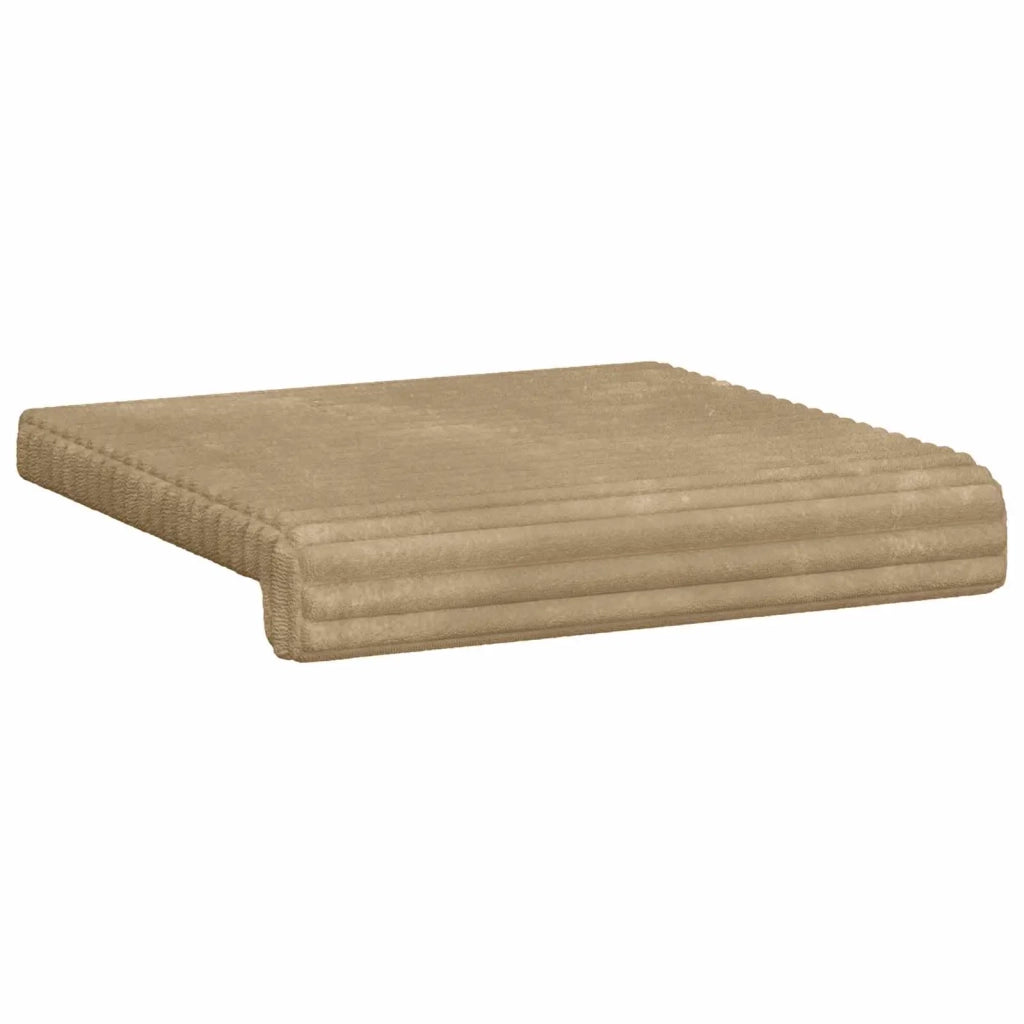 Cuscino per panchina 2 pcs Corduroy Morbido Tortora 42043071