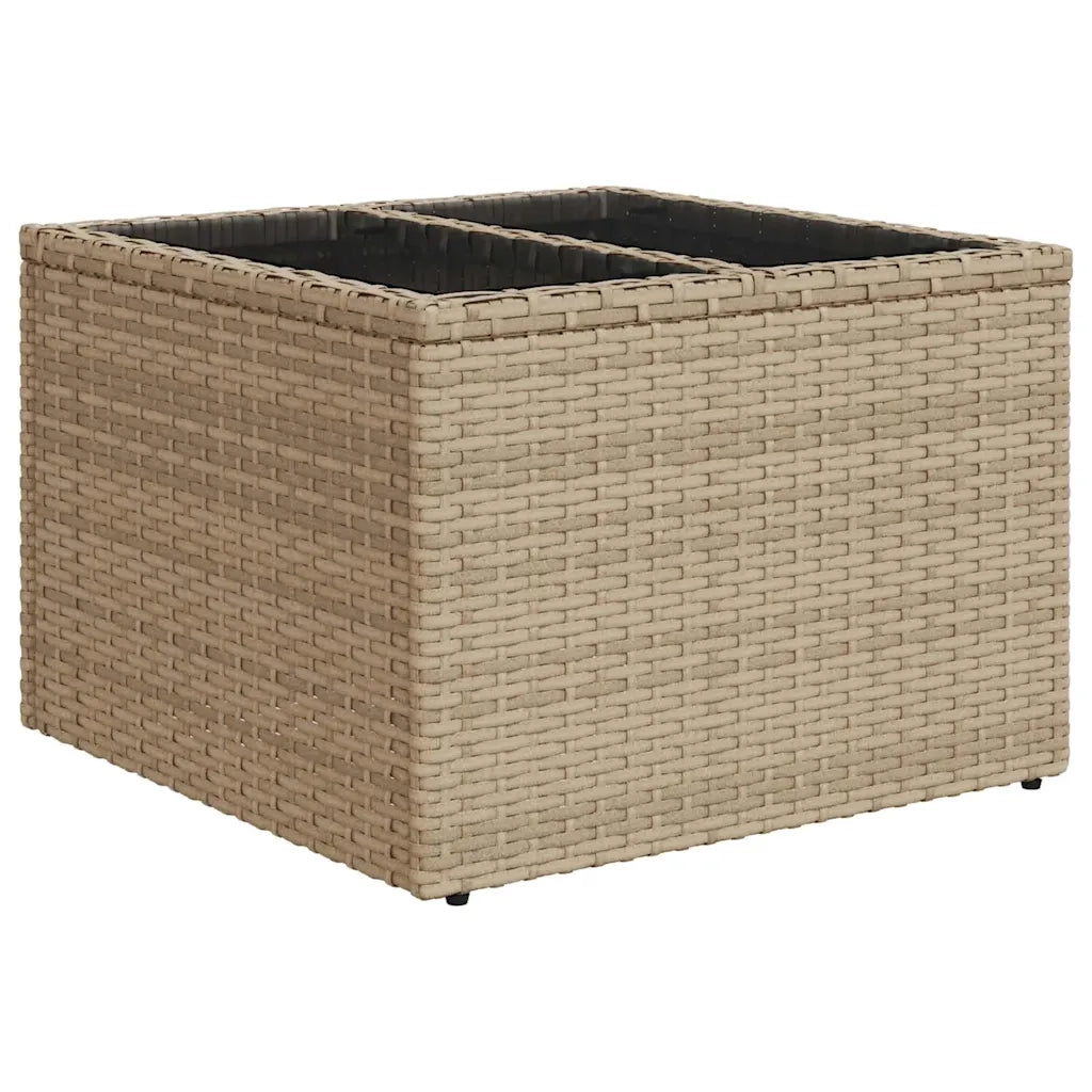 Set Divano da Giardino Beige 55 x 55 x 37 cm polyrattan 3345941