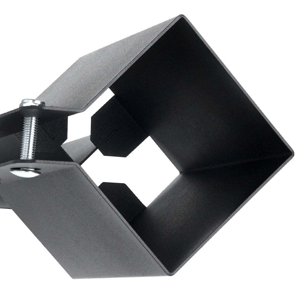 Set 4 Picchetti di Ancoraggio a Terra per Pali 89x89 mm, Supporti Recinzione in Acciaio Verniciato a Polvere 610 mm, Robusto per Giardino