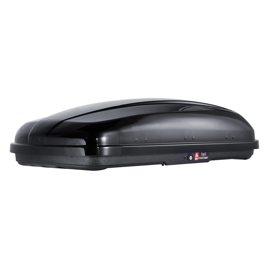 Box da Tetto Auto WP3005 220 L in ABS Nero Baule Portapacchi Aerodinamico con Doppia Apertura e Serratura Antifurto Universale per Auto e SUV