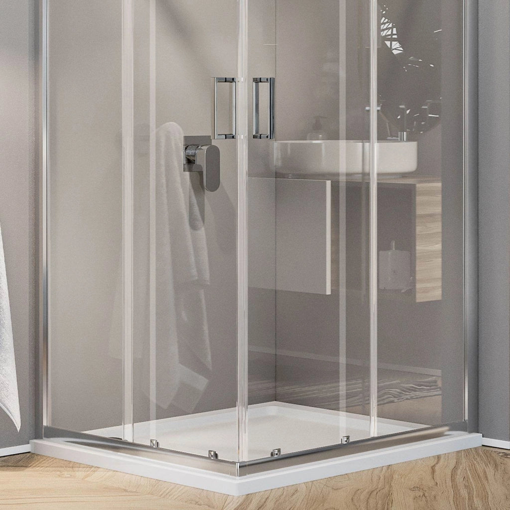 Box Doccia Rettangolare 75x100 H185 Trasparente 6mm mod. Ready