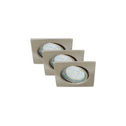 KIT 3 FARETTI INCASSO ORIENTABILI NON DIMMERABILI