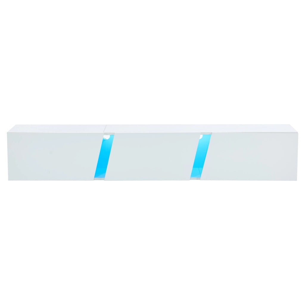 Mobile porta TV sospeso bianco 180 cm