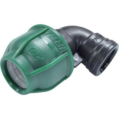 GOMITO A COMPRESSIONE FILETTO FEMMINA PN10 - MM 25X1F- 10 pezzi