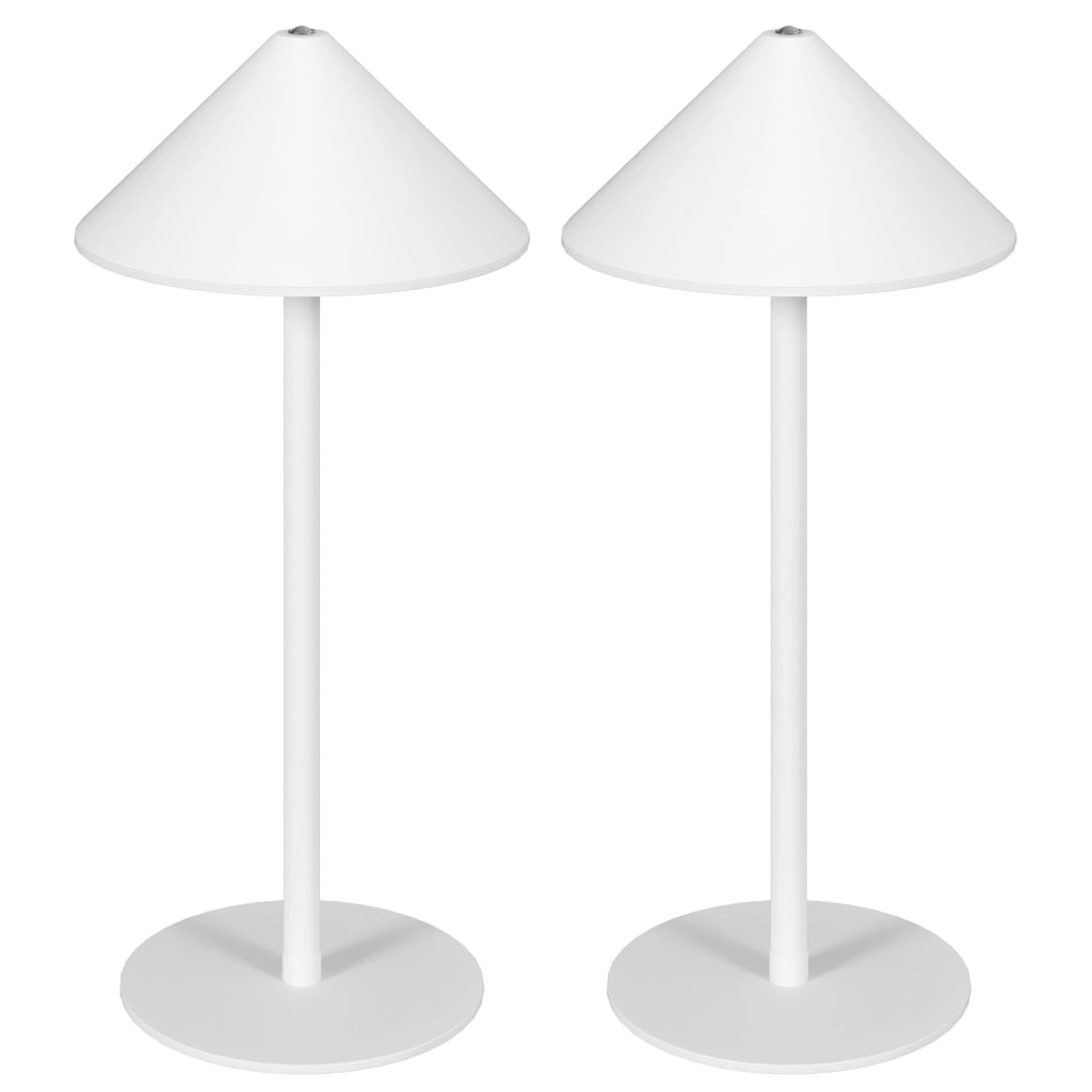 Lampada da Tavolo LED Ricaricabile ¨C Xylo ¨C Touch Dimmerabile USB Bianco