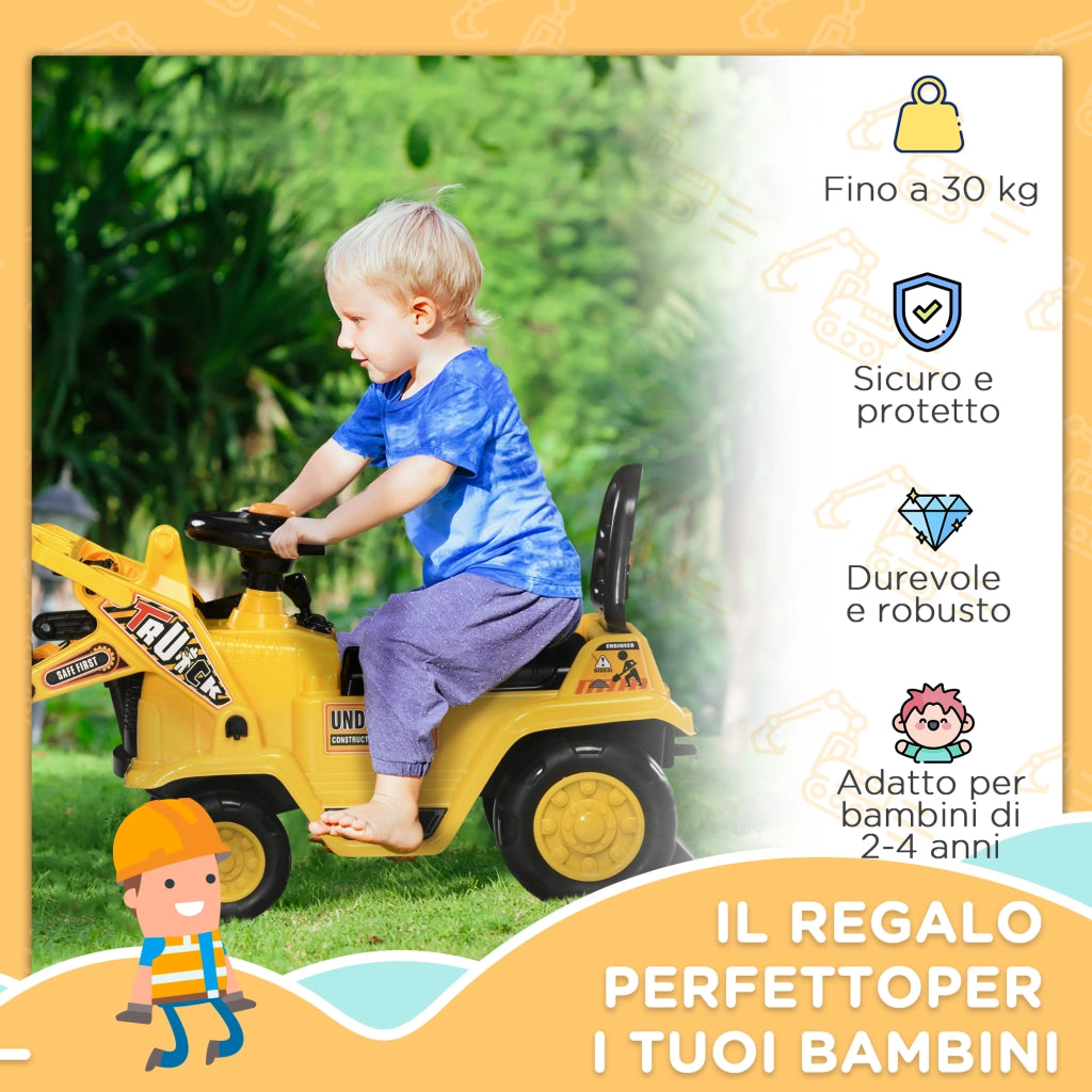 Casetta per Bambini con Suoni e Contenitore ¨C Zephmum ¨C 83x27x39 cm Giallo Nero
