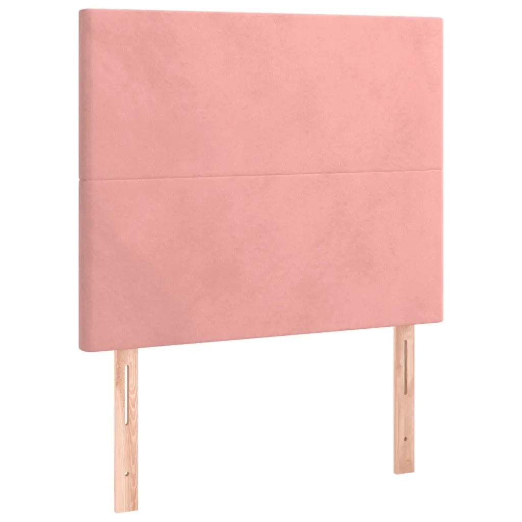 Testiera | Testata Rosa 90x5x118/128 cm Velluto