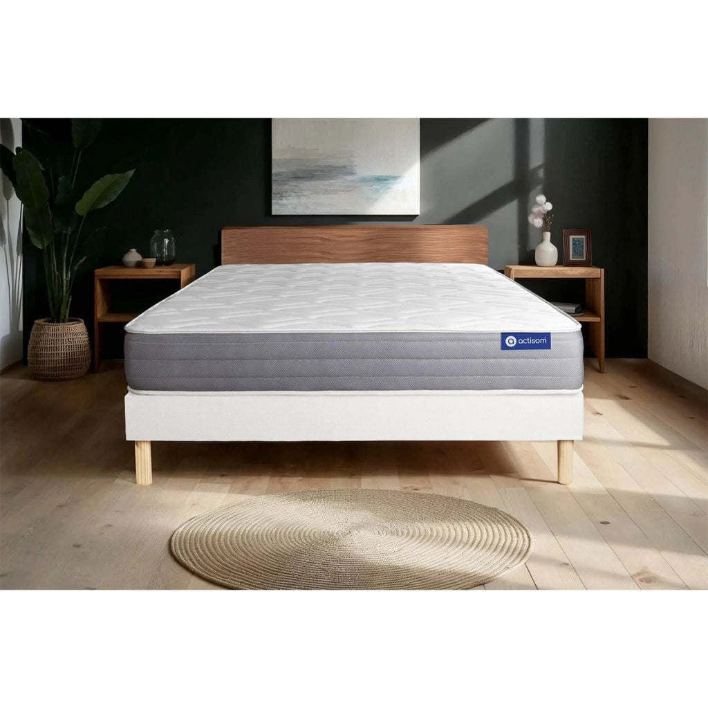 Kit rete e materasso Actiflex dream 120x190cm - Spessore : 22cm - Molle insacchettate e memory foam - Moderatamente rigido