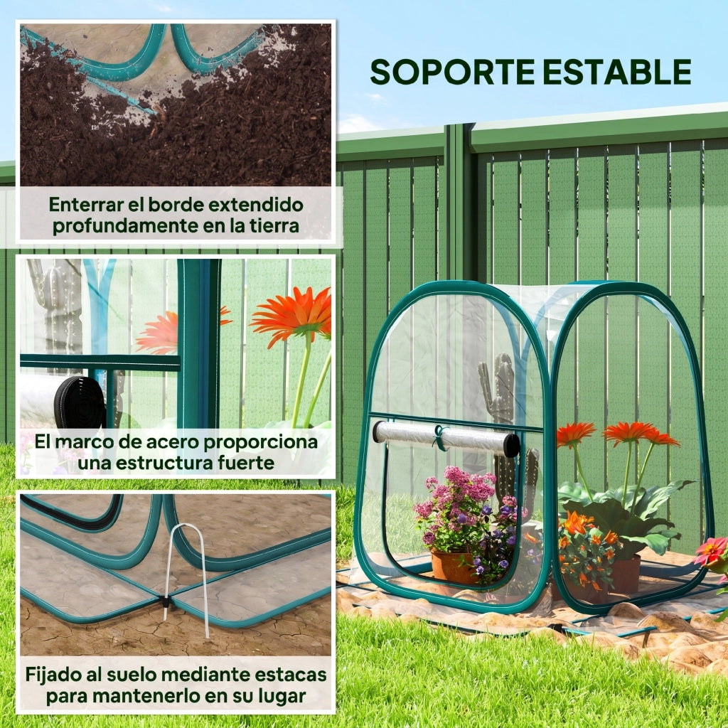 Serra da Giardino Pieghevole ¨C zephmum ¨C Verde Trasparente