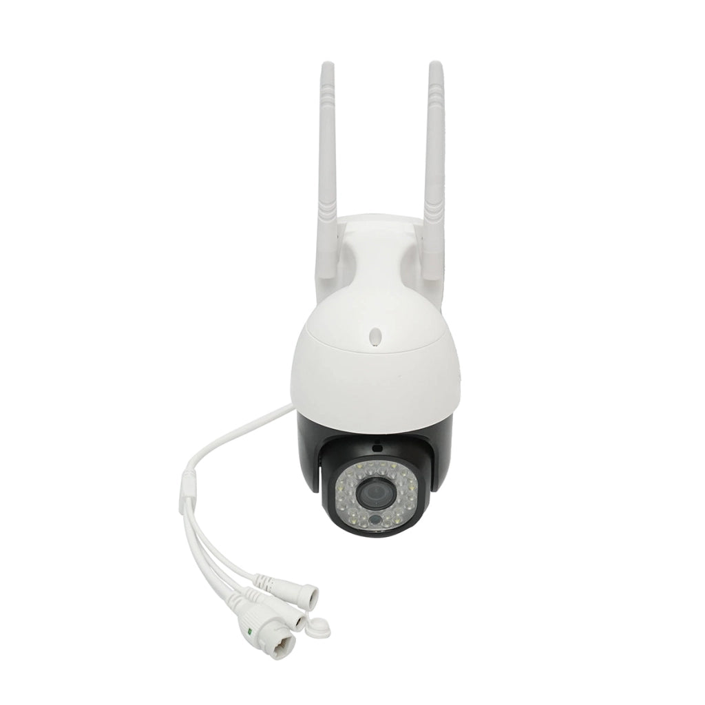 Telecamera di videosorveglianza intelligente P2P WIFI e 4G 3MP, sensore di movimento, rilevamento umano, visione notturna, PTZ rotante a 355 gradi, applicazione V380 Pro