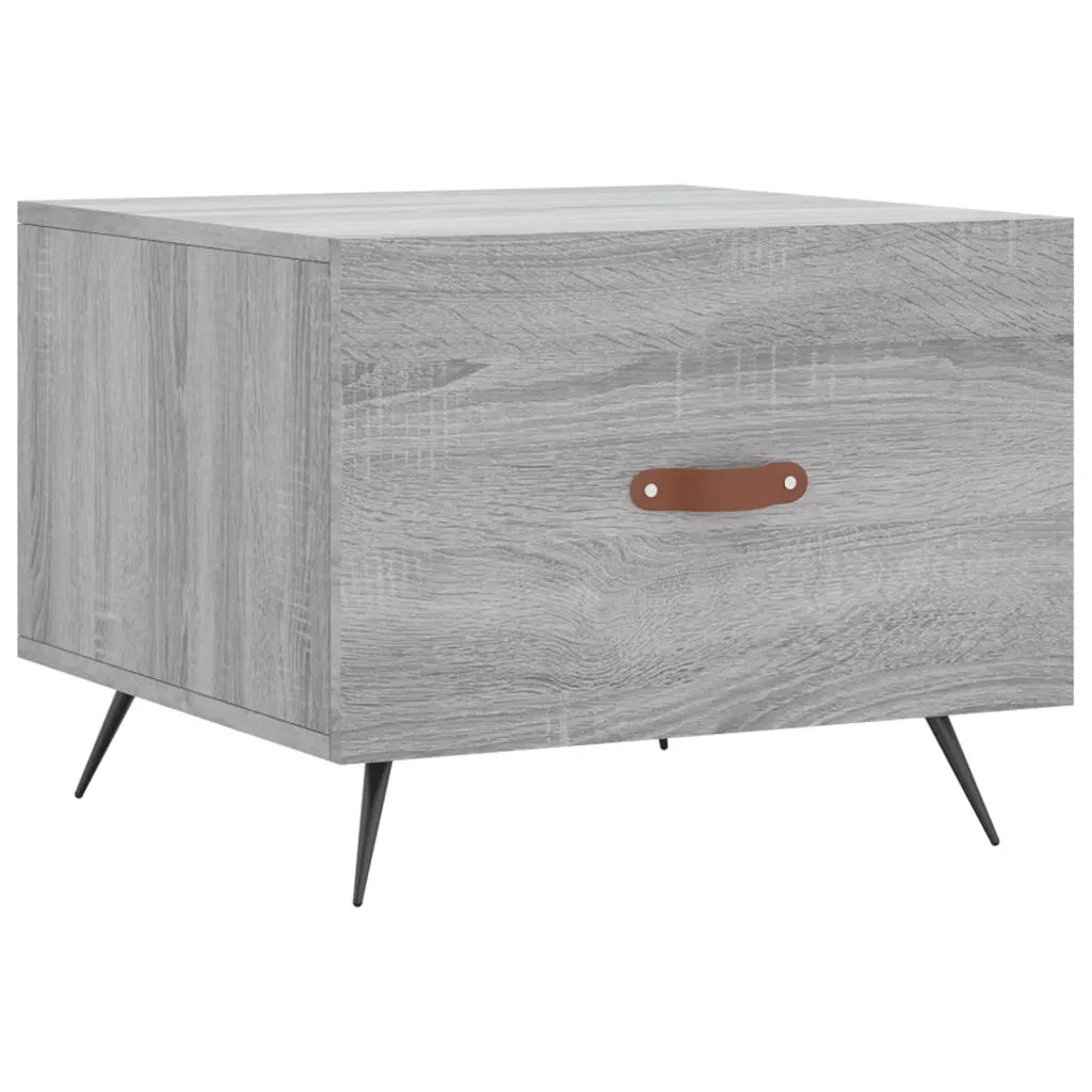 2 pz Tavolini salotto | Tavolino da caff¨¨ | Tavolino da Soggiorno Grigio Sonoma 50x50x40cm Legno Multistrato