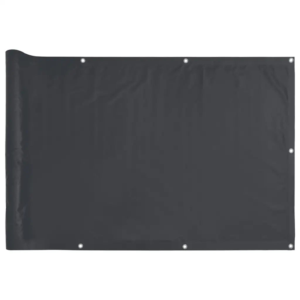 Schermo da balcone | Paravento da Balcone Antracite 500x120 cm in PVC