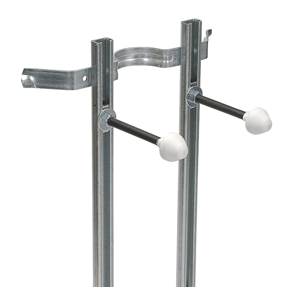 Coppia staffe universali per wc e bidet