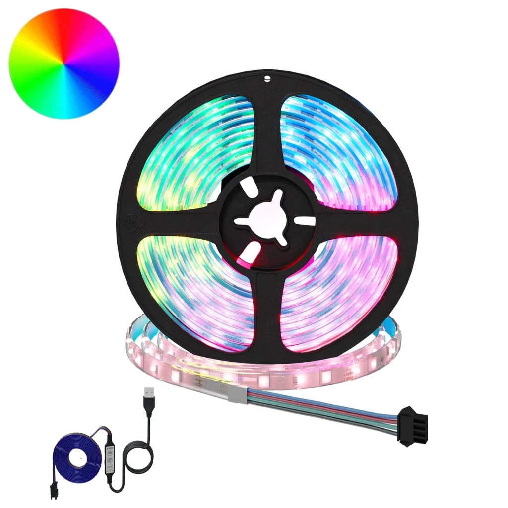Striscia LED 12 pcs Nero e trasparente 2500 mm Rame e plastica 3429123