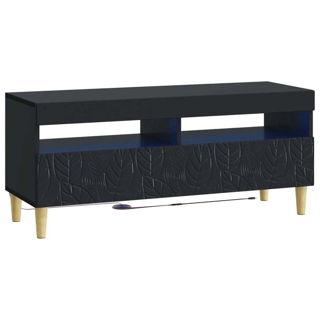 Mobile TV LED Nero Legno ingegnerizzato 897206