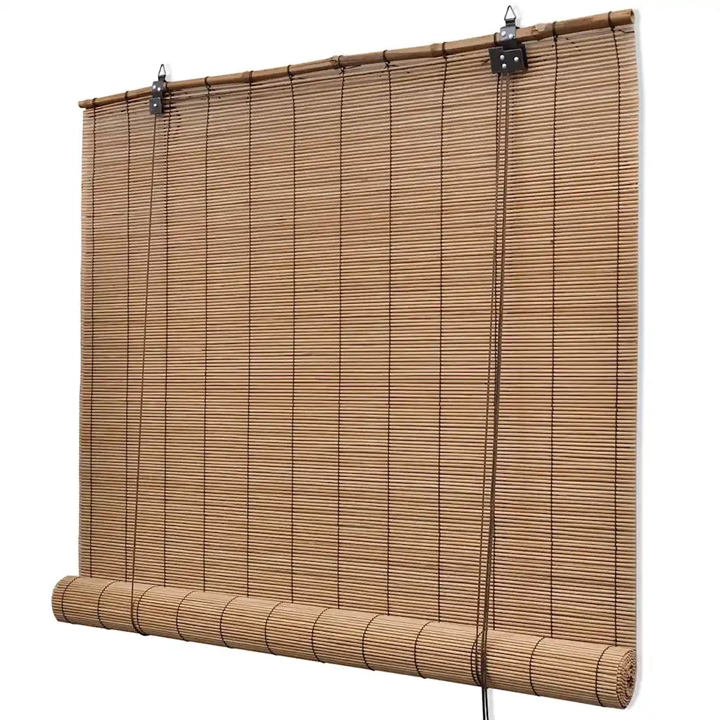 Tende a Rullo in Bambù Marrone 140x160 cm 241330