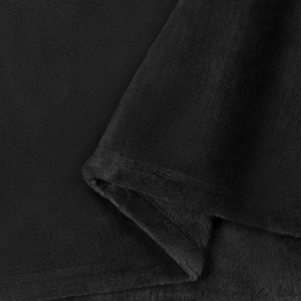Coperta Nero 150 x 200 cm Panno 42016778