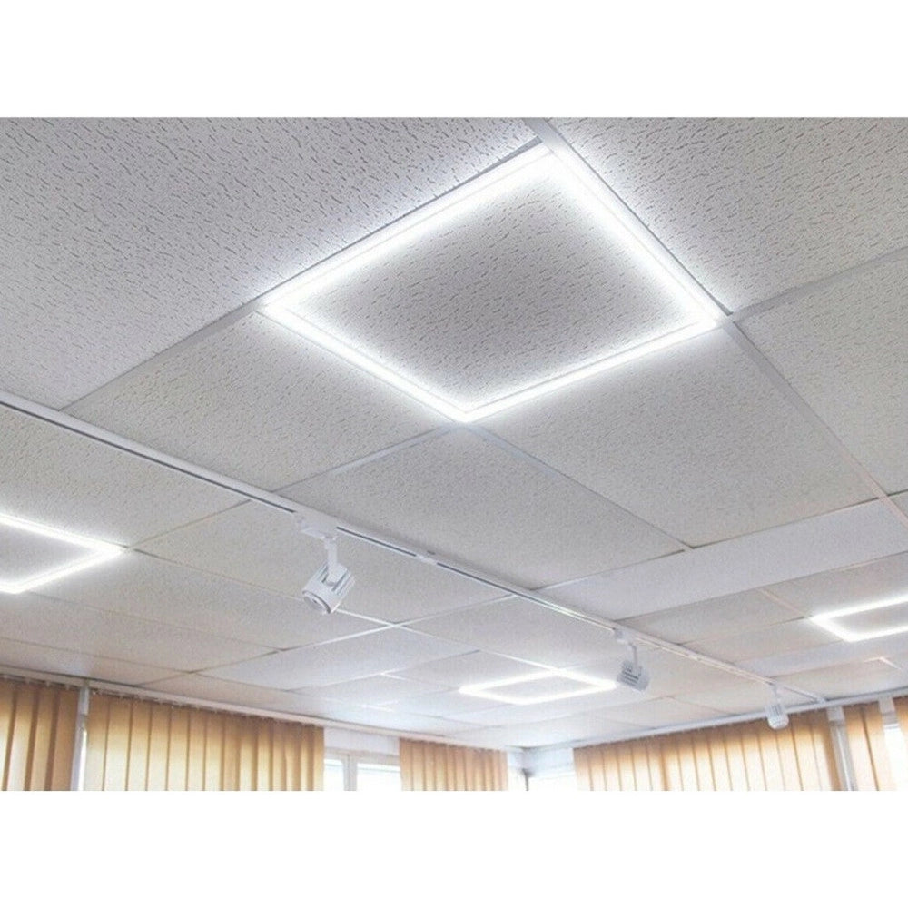Trade Shop - Pannello Led Telaio Luminoso Cornice 60x60 Cm 48 W 5700lm Lampadario Sospensione Tot - -bianco Caldo      -