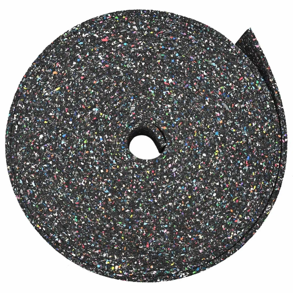 Rotolo di Granulato in Gomma Nero 2000 x 10 x 1 cm Gomma 42027292