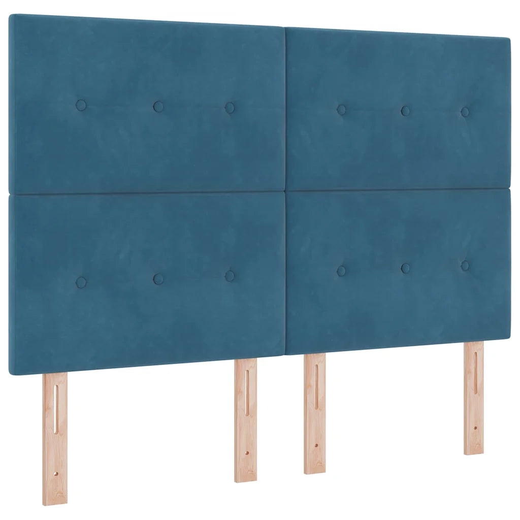 Testiera Blu Scuro 160 cm Velluto 3337845