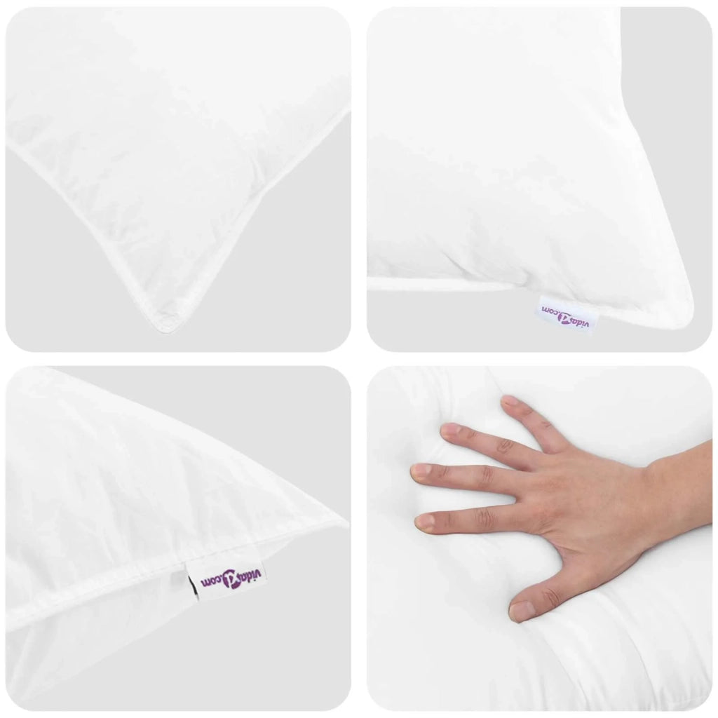 Set di Piumoni con cuscino 3 pcs Bianco Piuma d'anatra 3377044