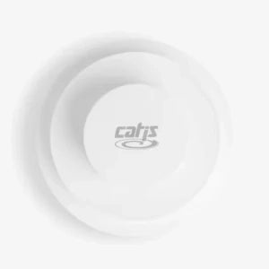 PULSANTE CATIS PER ECOSTOP- Bianco-Cromo- CATIS
