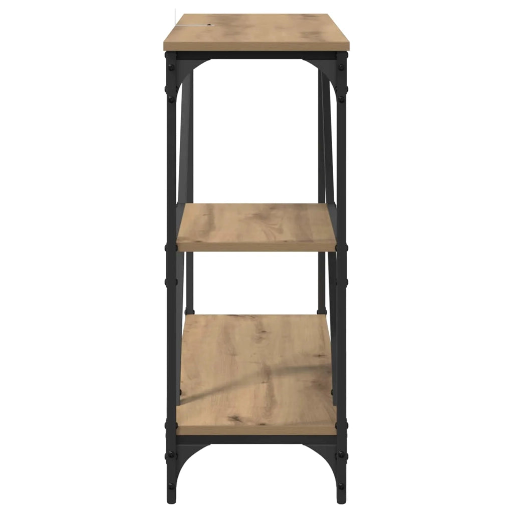 Table console Chêne artisanal 88,5 x 30 x 75 cm