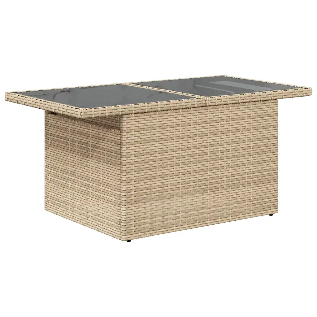Set Divano da Giardino 8 pz con Cuscini Beige in Polyrattan 3327405