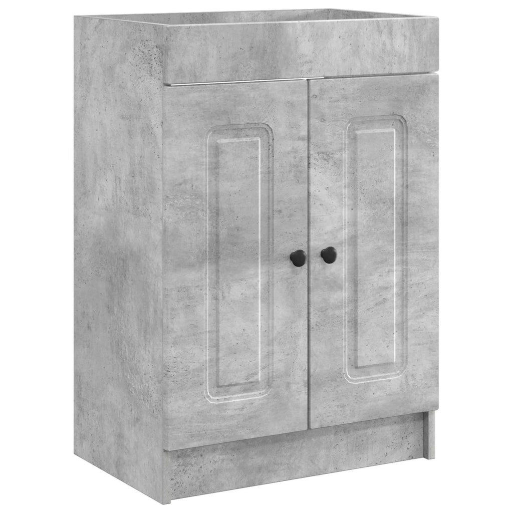 Mobiletto da bagno sotto il lavello Grigio Cemento 890017