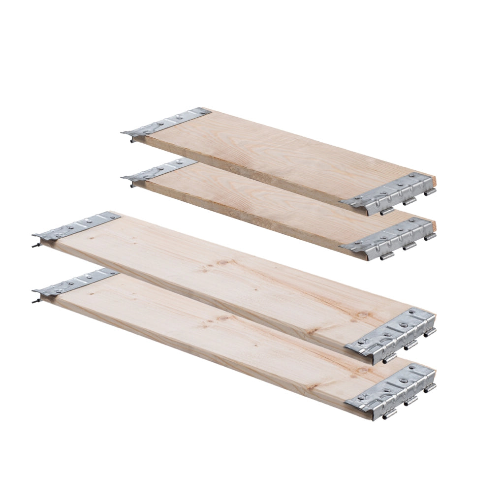 KADAX Prolunga per pallet in legno 60x80 cm, letto per container, confezione da 2