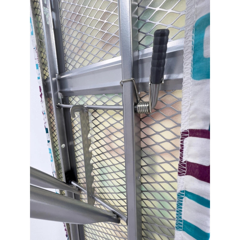 Set di 2 Assi Da Stiro Marge Con Porta Caldaia/ferro Rete Cm 110x34 H cm 89