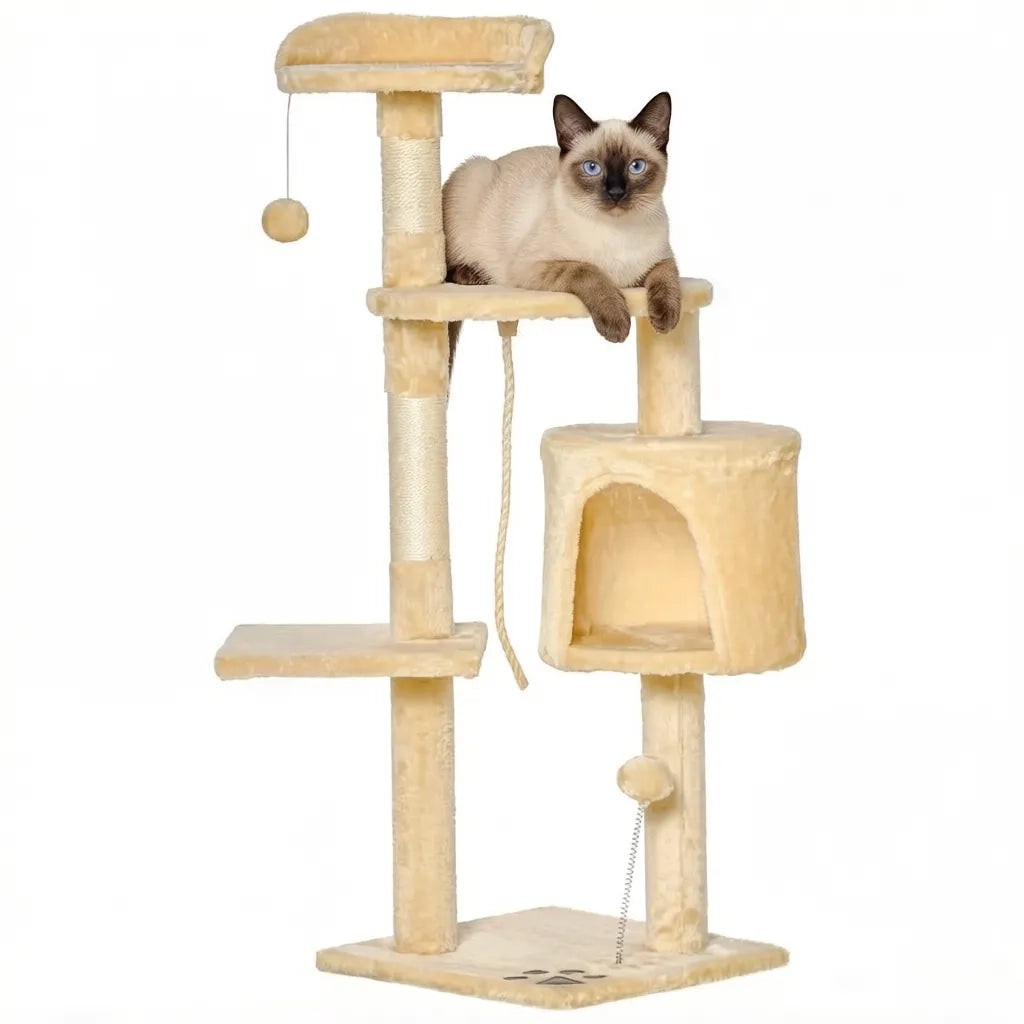 Albero tiragraffi per gatti, morbido