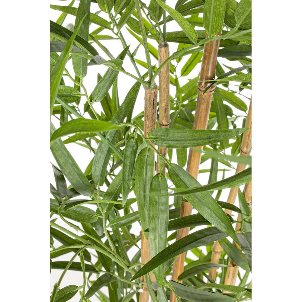 Pianta Bamboo Artificiale H 155 cm con Vaso Bizzotto