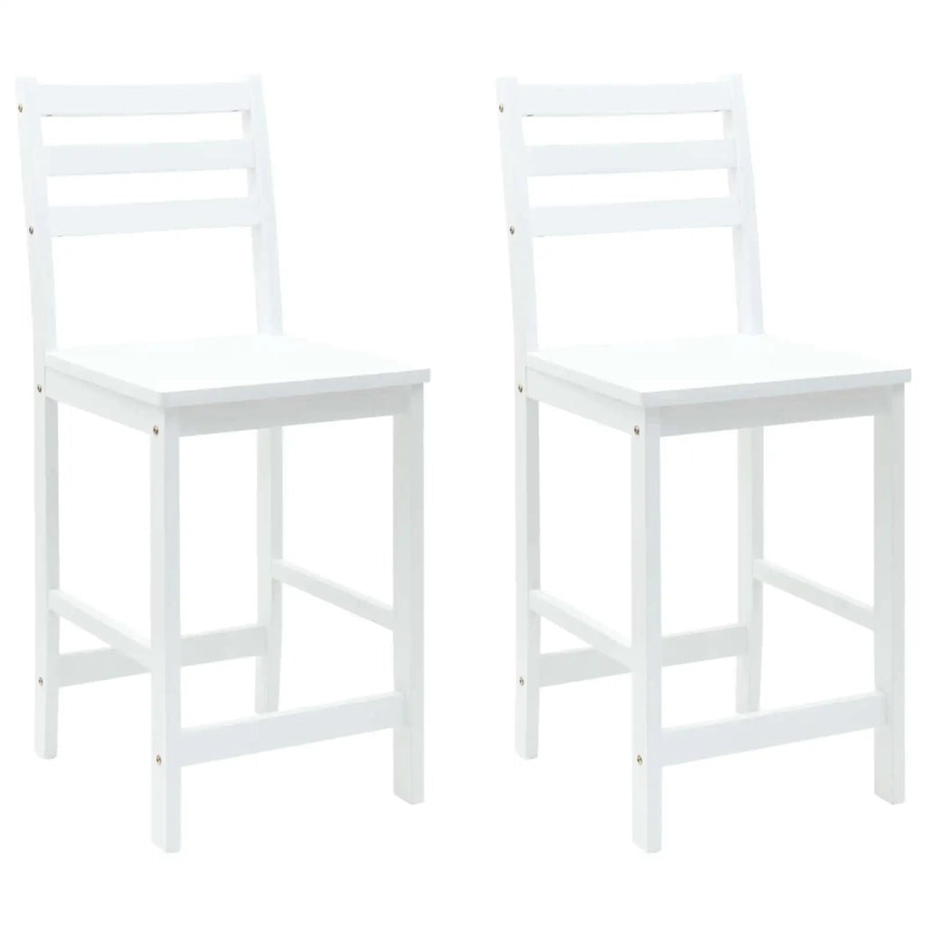 Sedie da pranzo 2 pcs Bianco 40 x 47,5 x 99,5 cm