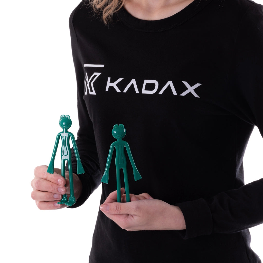 KADAX Set 2 clip fermapiante a forma di rana