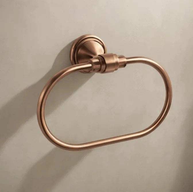 Appendiabiti Da Bagno Ring 1607 Aristo Rame Spazzolato